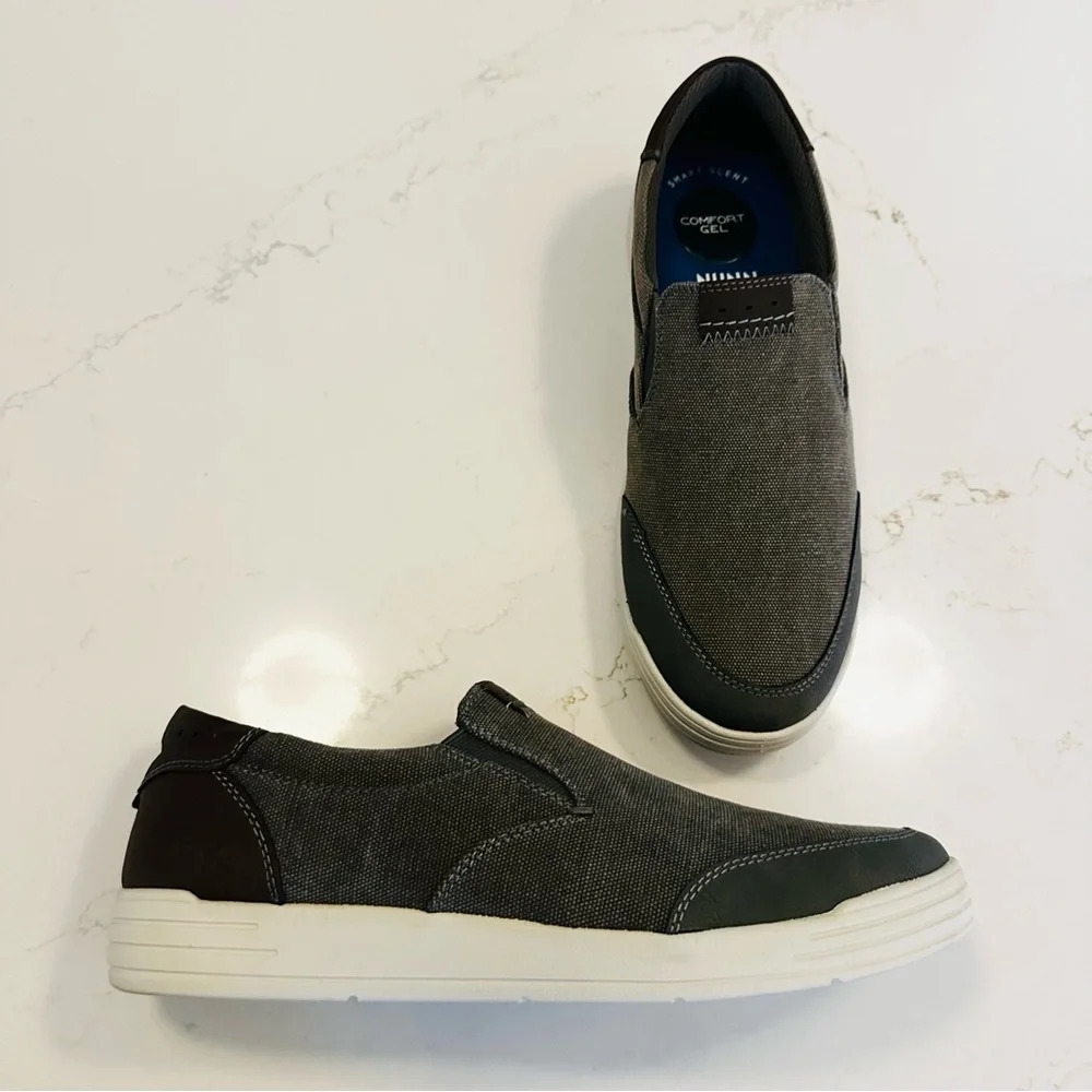 Nunn Bush Kore City Walk Moc Toe Slip On | Cement | NIB | Men’s | 8W - Picture 4 of 11